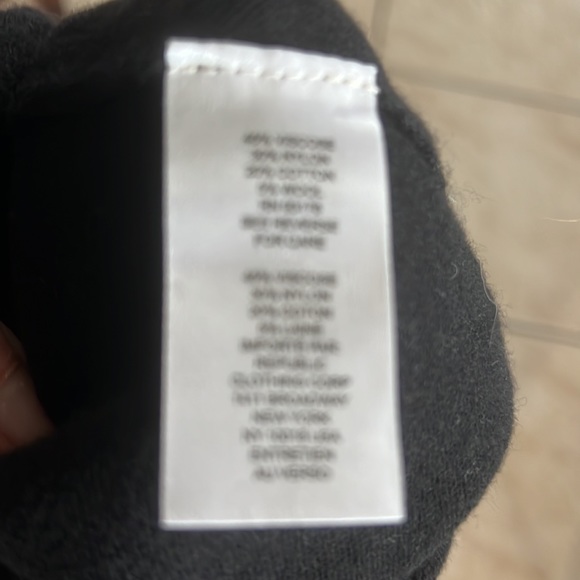 Tahari Long Black Wool Blend Sweater XL - Picture 6 of 6